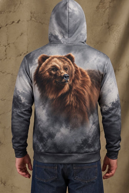 Performance Fleece-Lined Hoodie - Smoky Grizzly Apex - ULS466K image 2