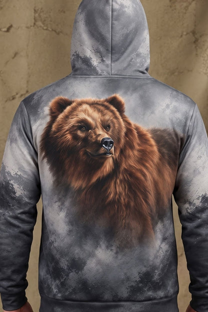 Performance Fleece-Lined Hoodie - Smoky Grizzly Apex - ULS466K image 4
