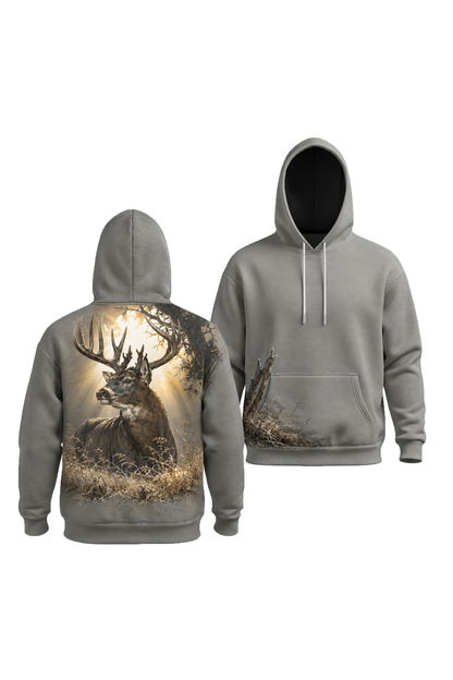 Performance Fleece-Lined Hoodie – Foggy Ridge Whitetail Monarch image 1