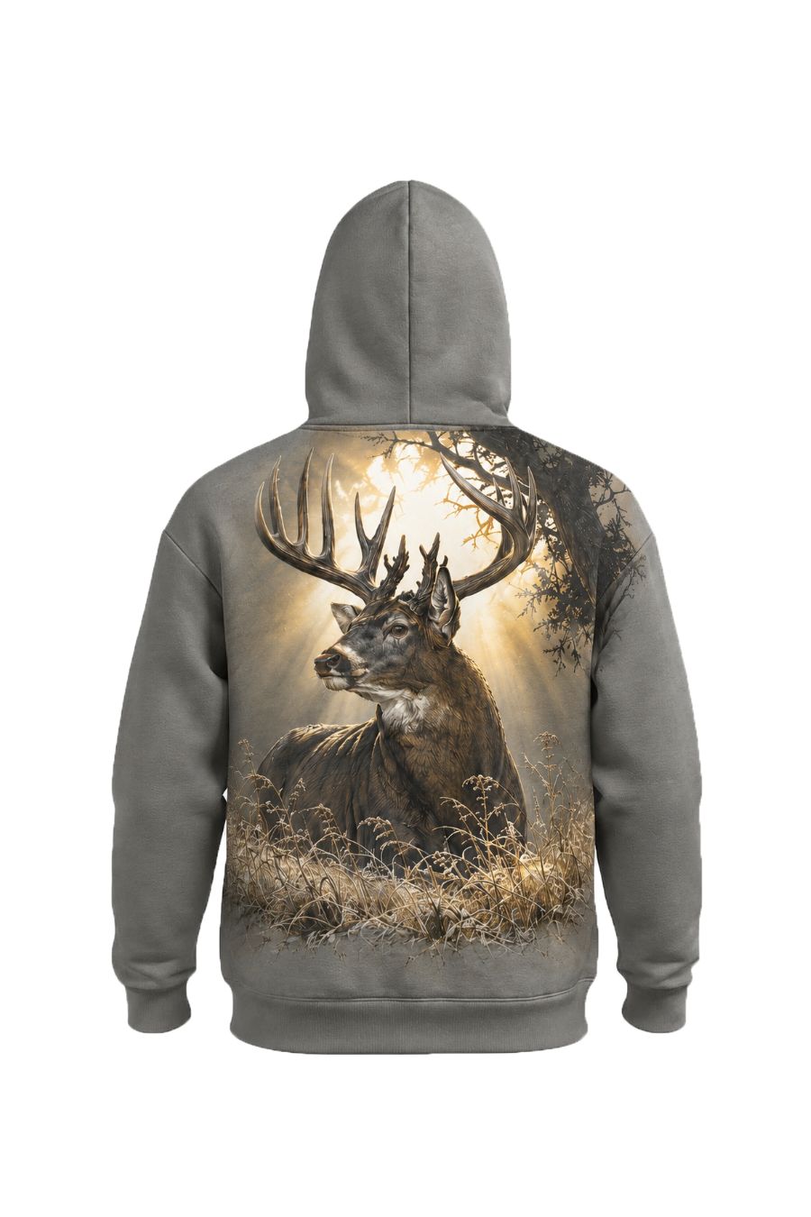 Performance Fleece-Lined Hoodie – Foggy Ridge Whitetail Monarch image 2