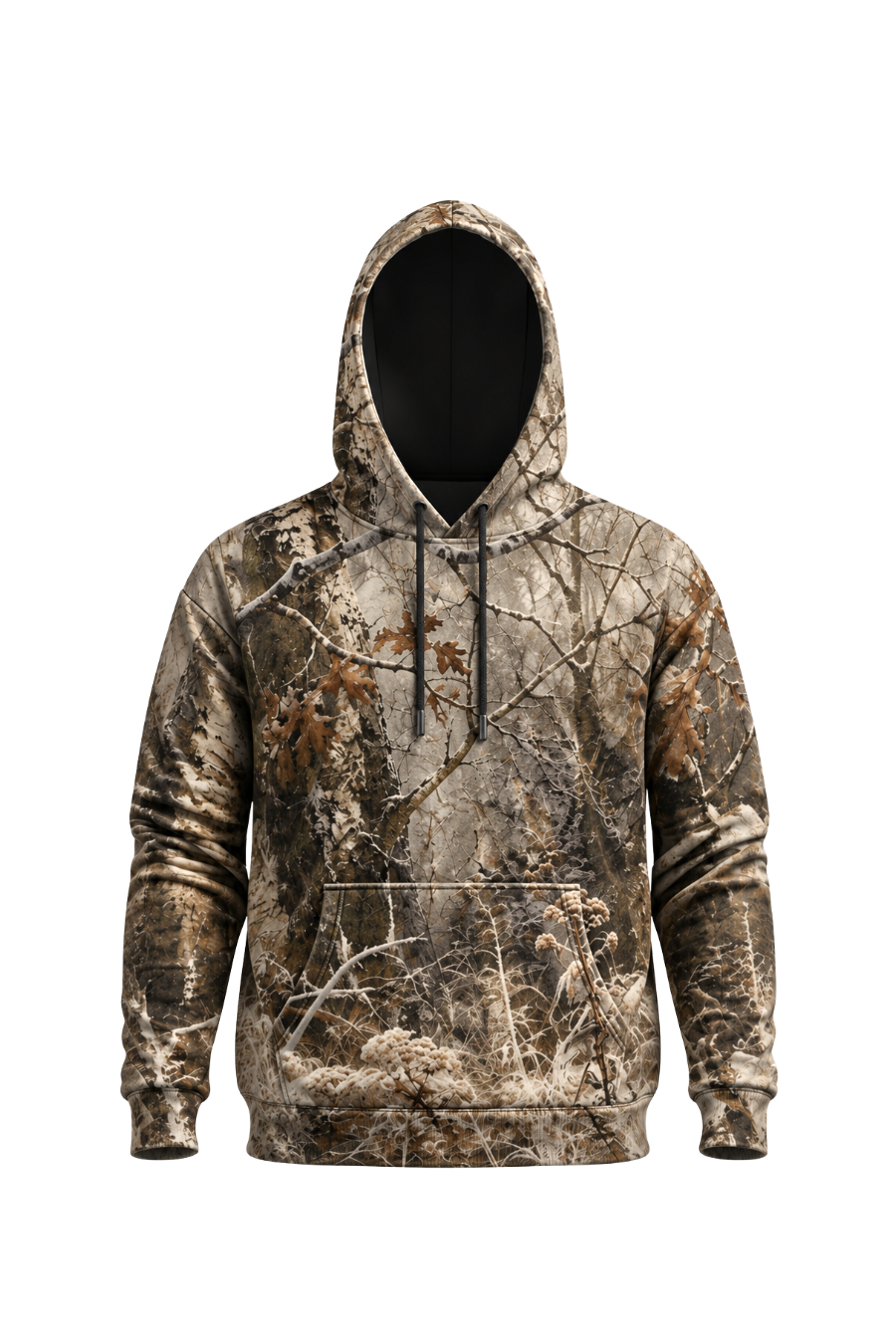 Performance Fleece-Lined Hoodie - Frost Timber Whitetail Sentinel image 6