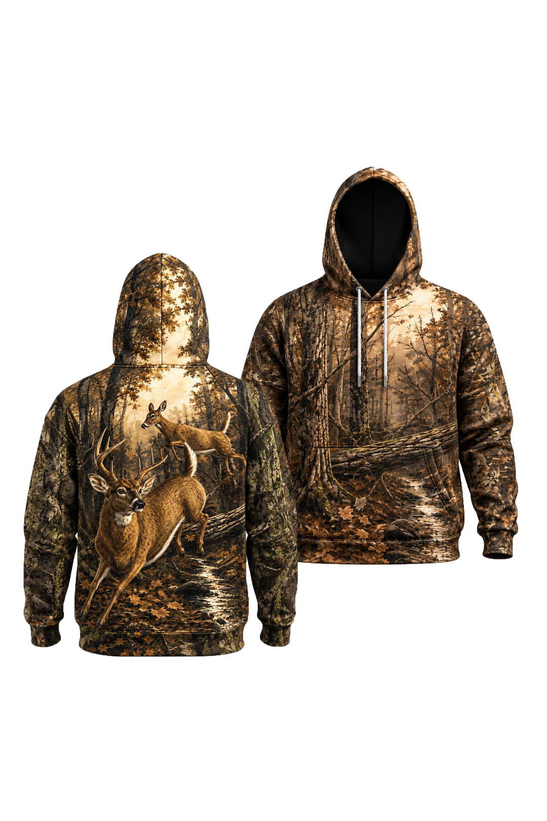 Performance Fleece-Lined Hoodie – Autumn Creek Whitetail Pursuit image 1