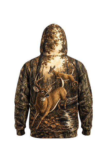 Performance Fleece-Lined Hoodie – Autumn Creek Whitetail Pursuit image 2
