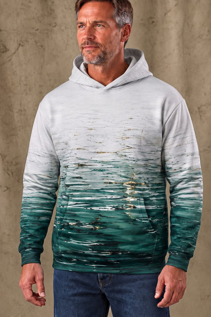 Performance Fleece-Lined Hoodie - Silver Water Mallard Glide image 3