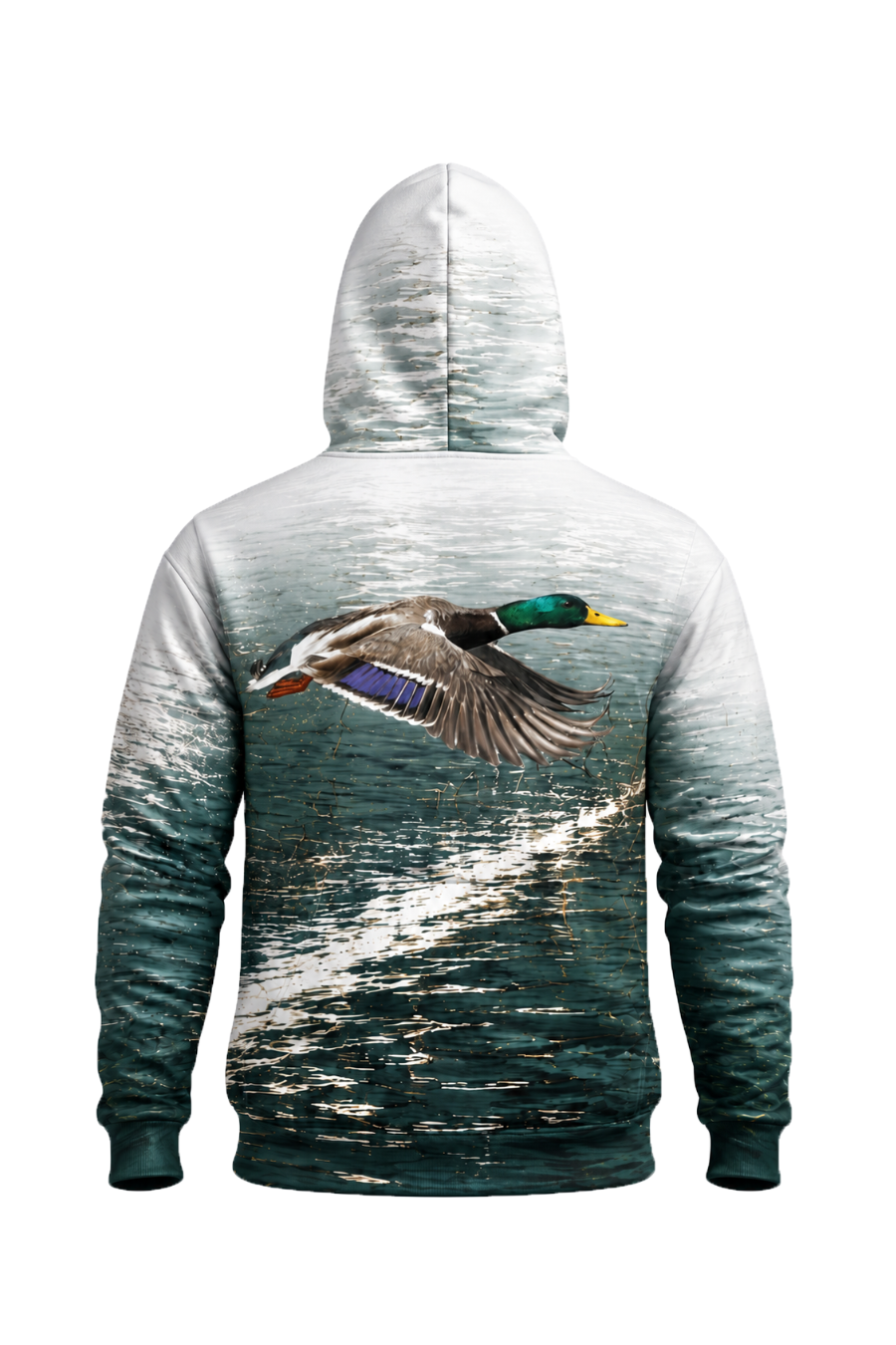 Performance Fleece-Lined Hoodie - Silver Water Mallard Glide image 5