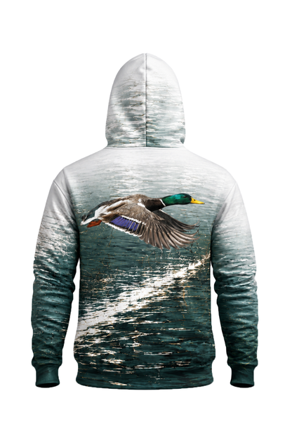 Performance Fleece-Lined Hoodie - Silver Water Mallard Glide image 5