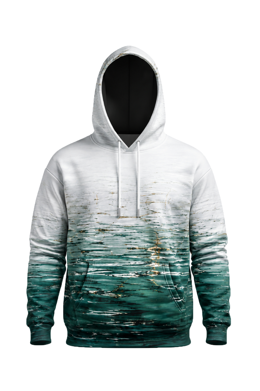 Performance Fleece-Lined Hoodie - Silver Water Mallard Glide image 6