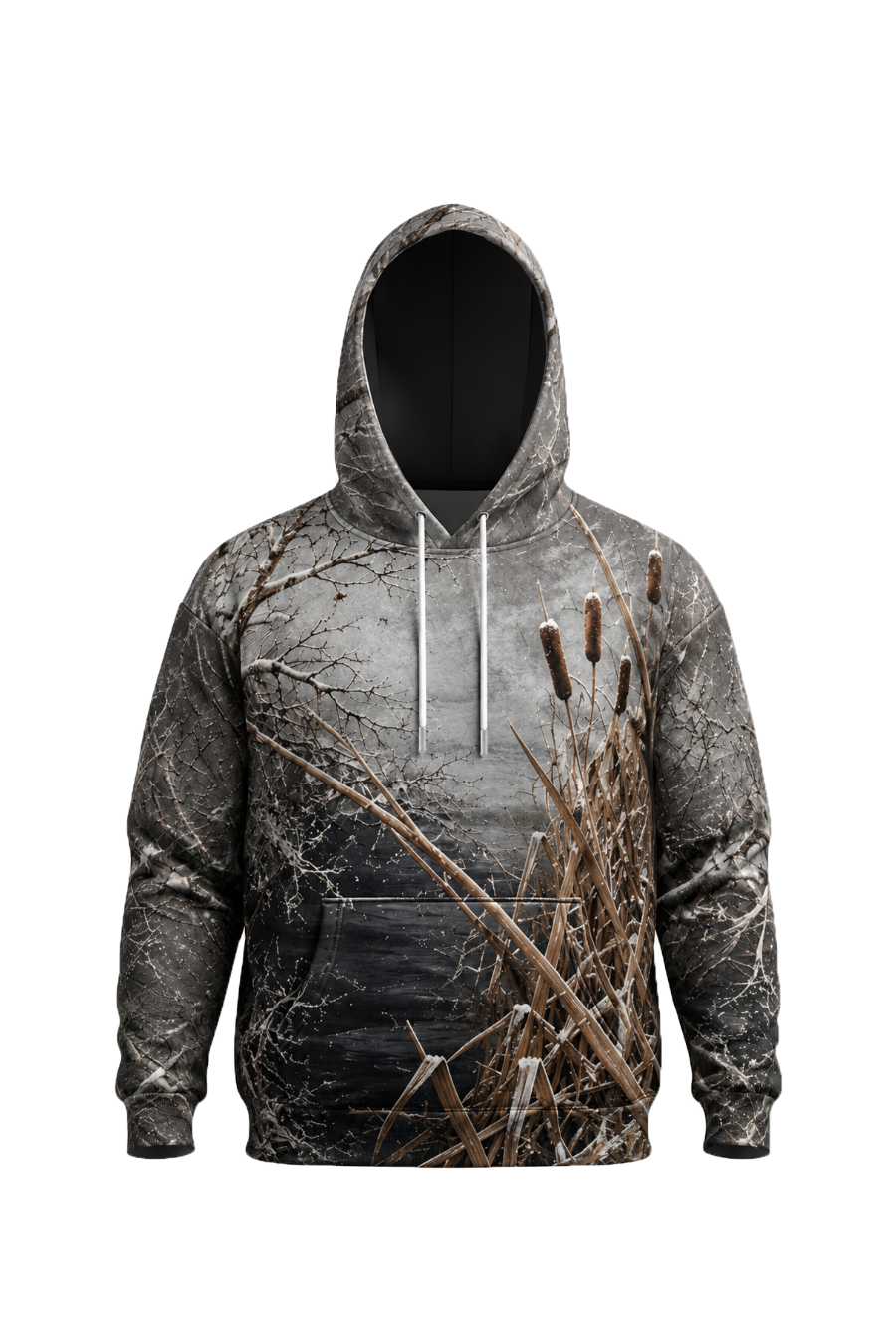 Performance Fleece-Lined Hoodie _–_ Frost Marsh Mallard Rush image 6