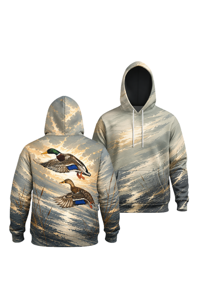 Performance Fleece-Lined Hoodie _–_ Dawn Horizon Mallard Pair image 1