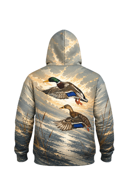 Performance Fleece-Lined Hoodie _–_ Dawn Horizon Mallard Pair image 5