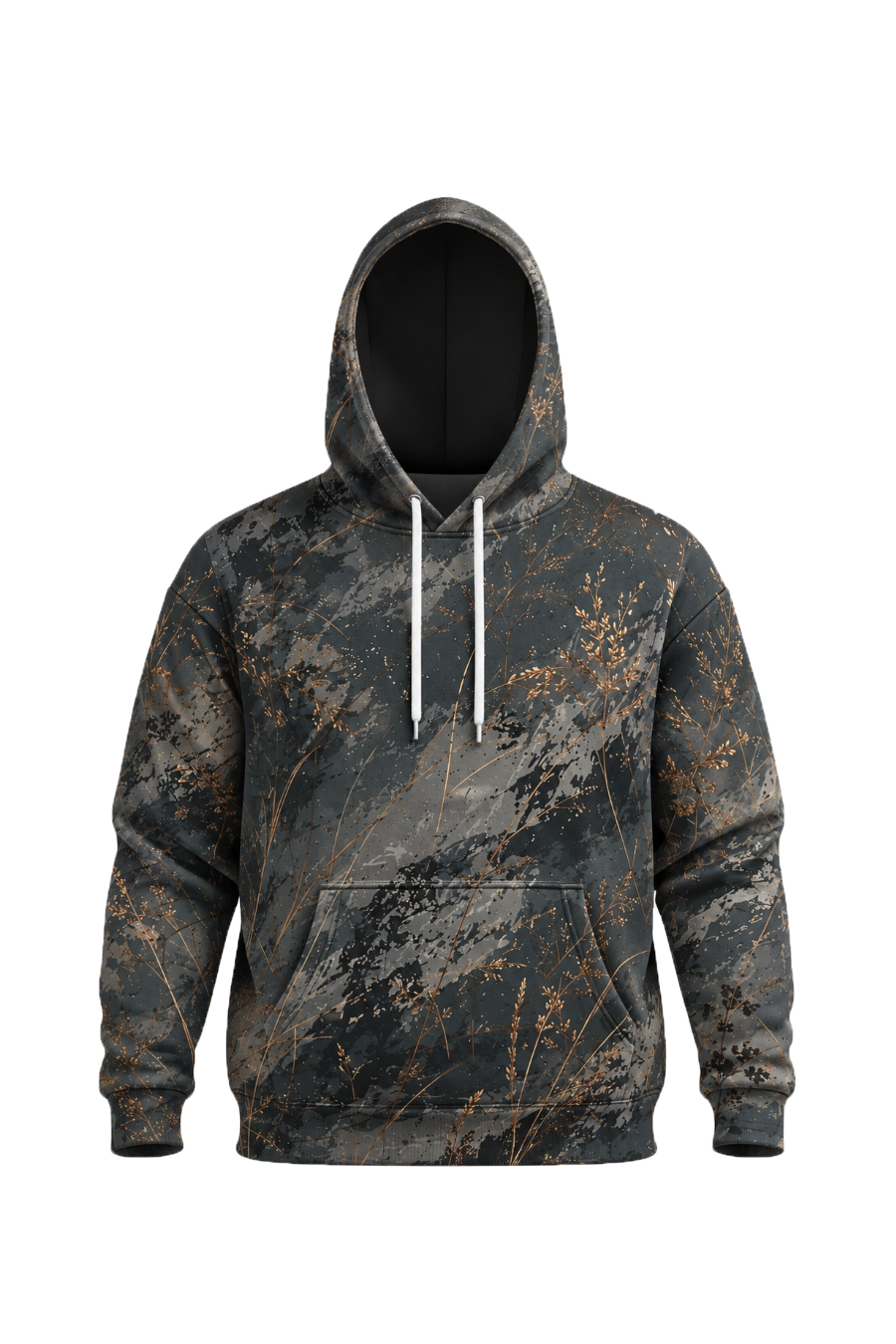 Performance Fleece-Lined Hoodie - Charcoal Brush Quail Ascent image 6
