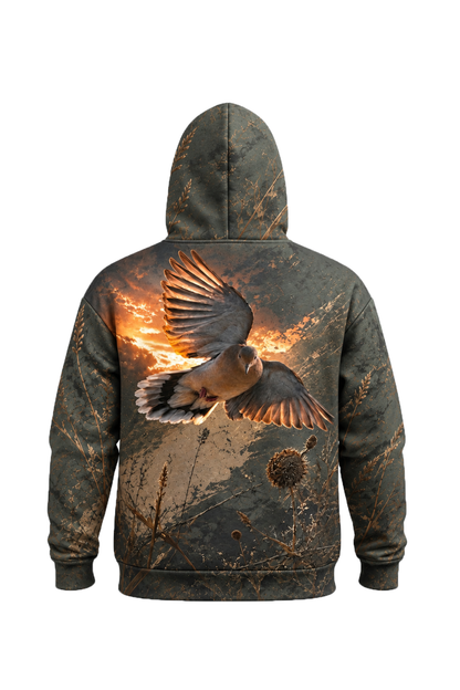 Performance Fleece-Lined Hoodie - Sunset Wire Dove Glide image 5