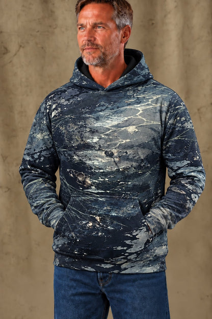 Performance Fleece-Lined Hoodie - Twilight Marsh Tailing Redfish image 3