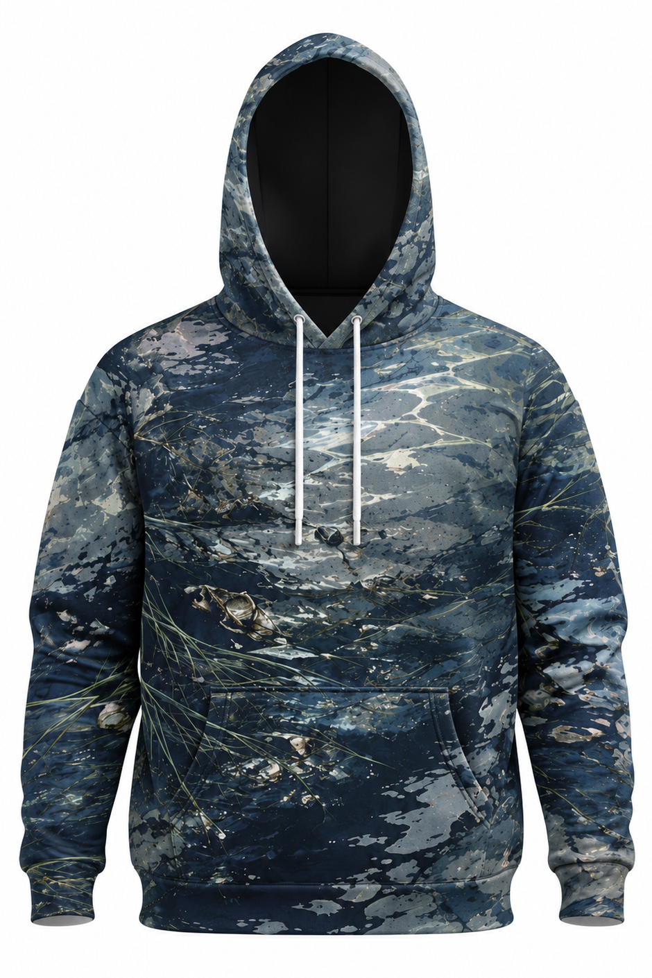 Performance Fleece-Lined Hoodie - Twilight Marsh Tailing Redfish image 6