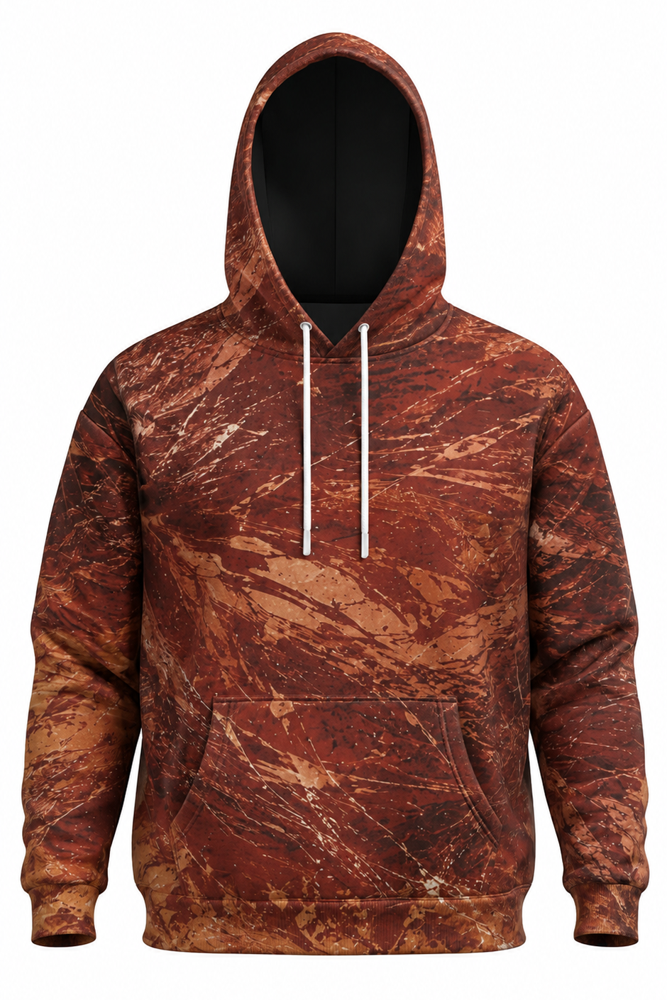 Performance Fleece-Lined Hoodie - Sunset Marsh Redfish Breach image 6