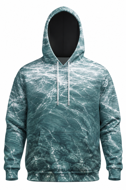 Performance Fleece-Lined Hoodie - Rocky Water Striped Bass Strike image 6