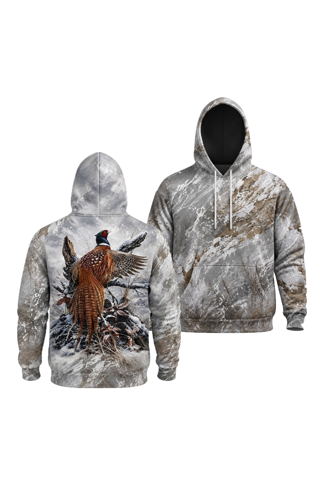 Performance Fleece-Lined Hoodie - Frozen Timber Pheasant Call image 1