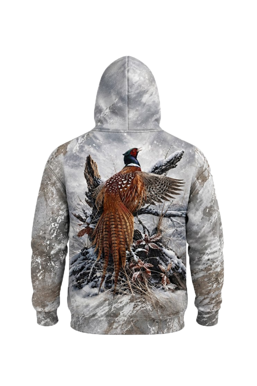 Performance Fleece-Lined Hoodie - Frozen Timber Pheasant Call image 5