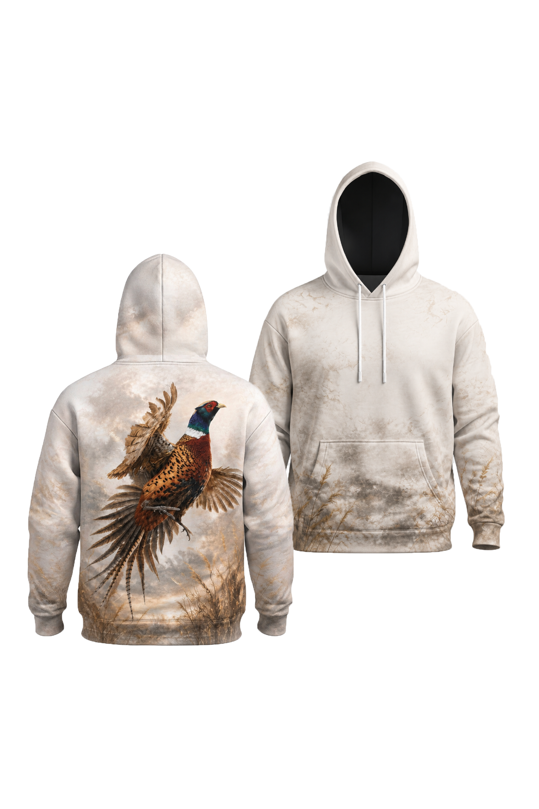 Performance Fleece-Lined Hoodie - Misty Prairie Pheasant Soar image 1