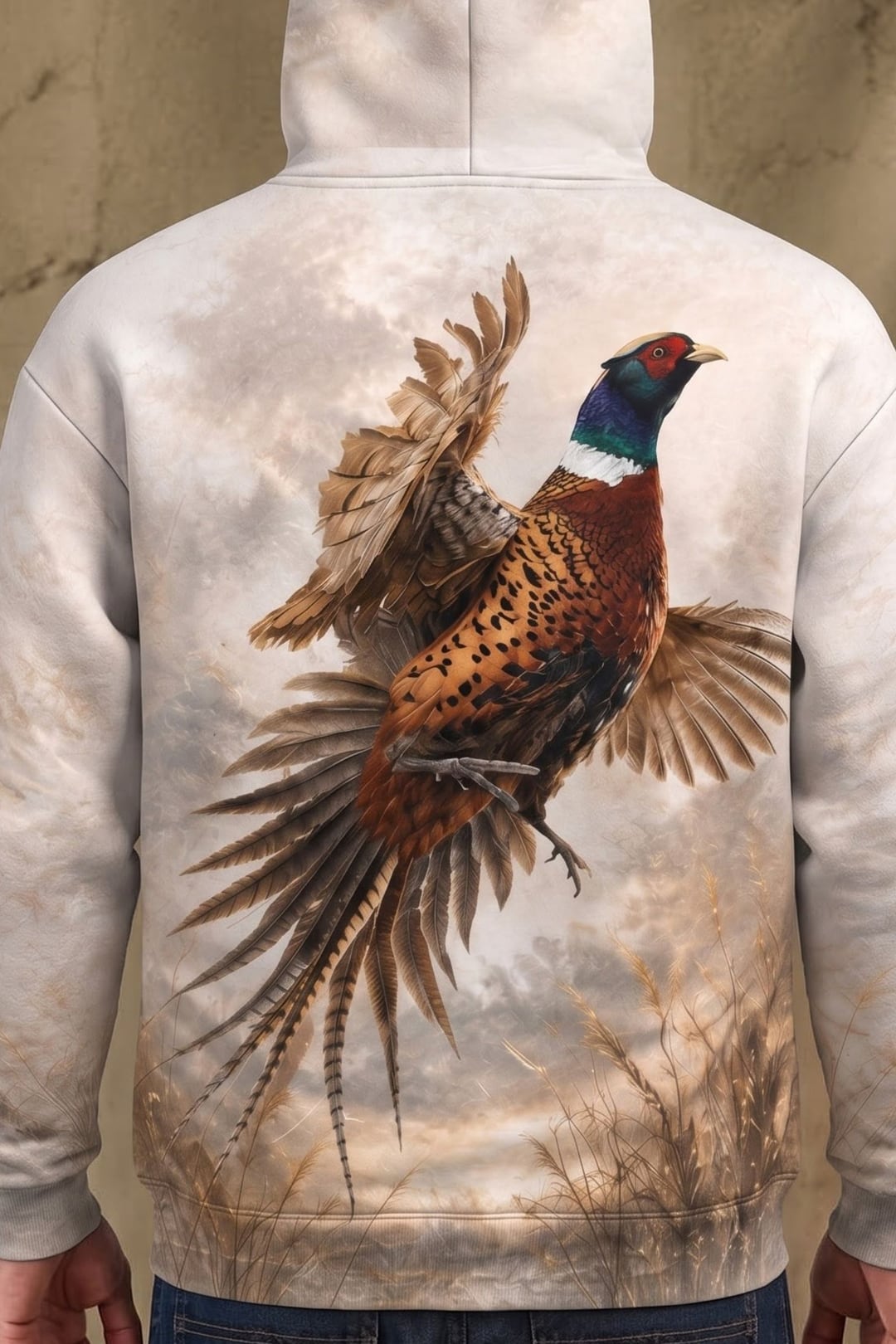 Performance Fleece-Lined Hoodie - Misty Prairie Pheasant Soar image 4