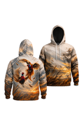 Performance Fleece-Lined Hoodie - Amber Horizon Pheasant Ascent image 1