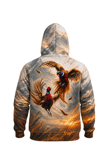 Performance Fleece-Lined Hoodie - Amber Horizon Pheasant Ascent image 5