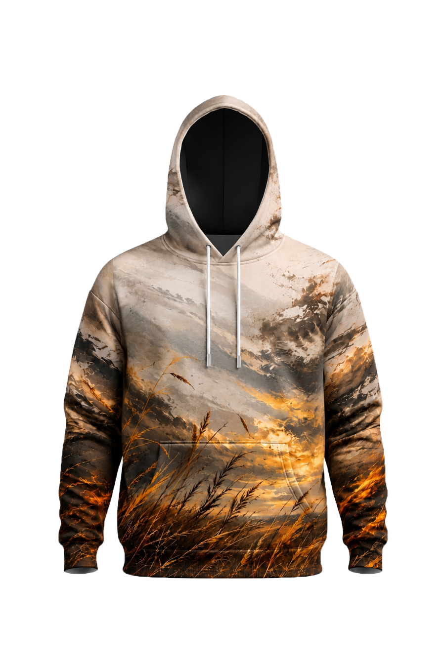 Performance Fleece-Lined Hoodie - Amber Horizon Pheasant Ascent image 6