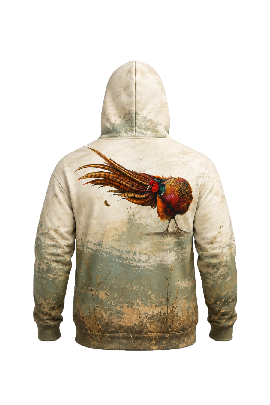 Performance Fleece-Lined Hoodie - Sage Brush Pheasant Stride image 5