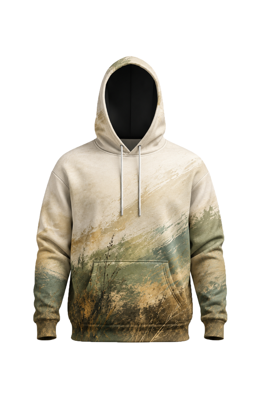 Performance Fleece-Lined Hoodie - Sage Brush Pheasant Stride image 6