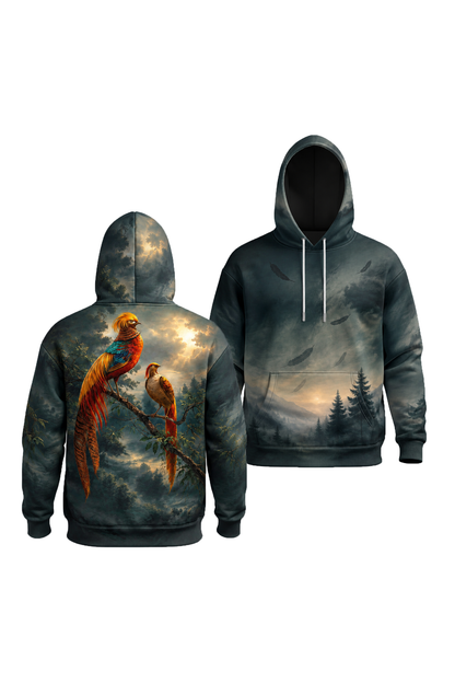 Performance Fleece-Lined Hoodie - Golden Pheasant Forest Haven image 1