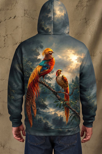 Performance Fleece-Lined Hoodie - Golden Pheasant Forest Haven image 2