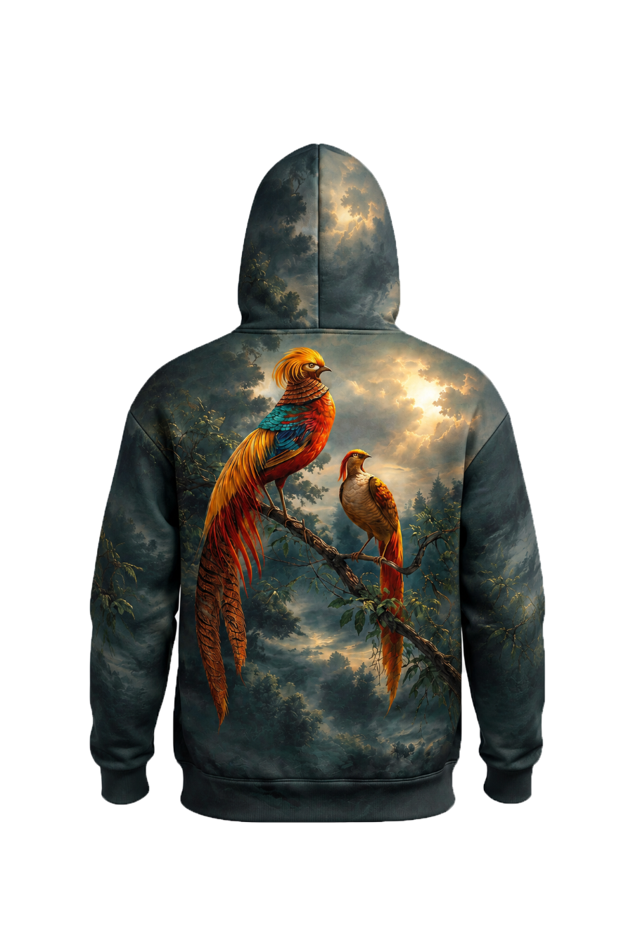 Performance Fleece-Lined Hoodie - Golden Pheasant Forest Haven image 5