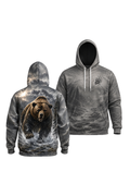 Performance Fleece-Lined Hoodie - Mountain Ridge Grizzly Charge image 1