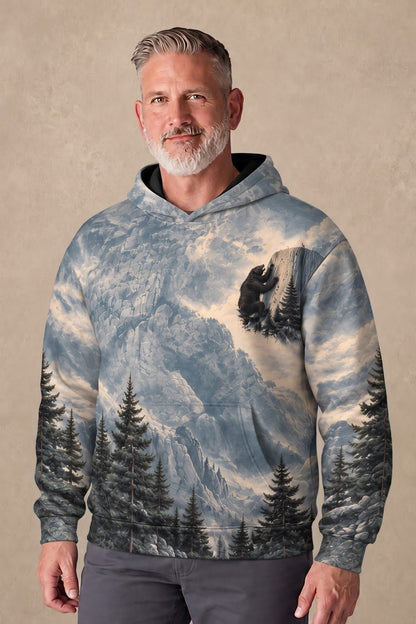 Performance Fleece-Lined Hoodie - Sacred Tower Bear Climb image 3