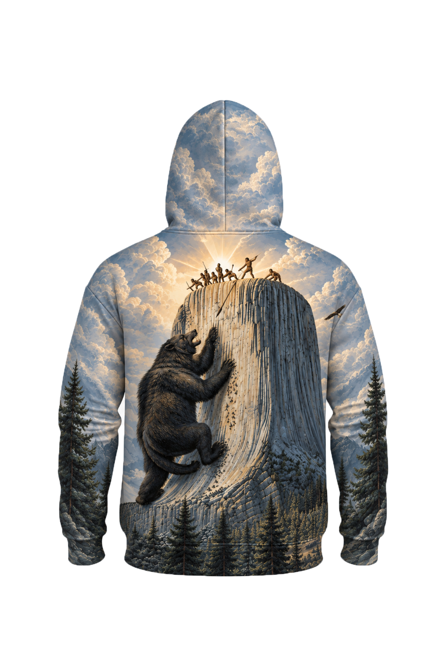 Performance Fleece-Lined Hoodie - Sacred Tower Bear Climb image 5