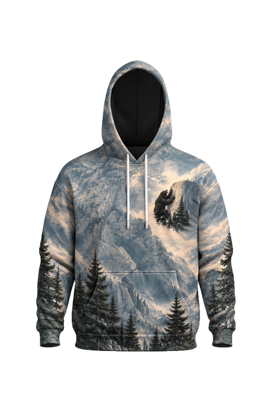Performance Fleece-Lined Hoodie - Sacred Tower Bear Climb image 6