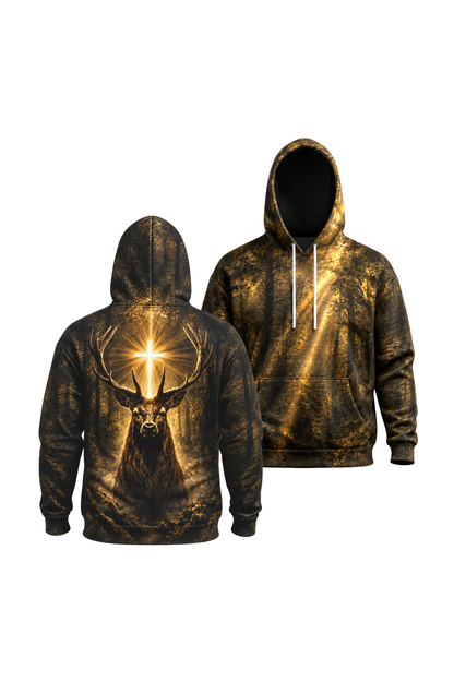 Performance Fleece-Lined Hoodie – Covenant of the Golden Antler image 1