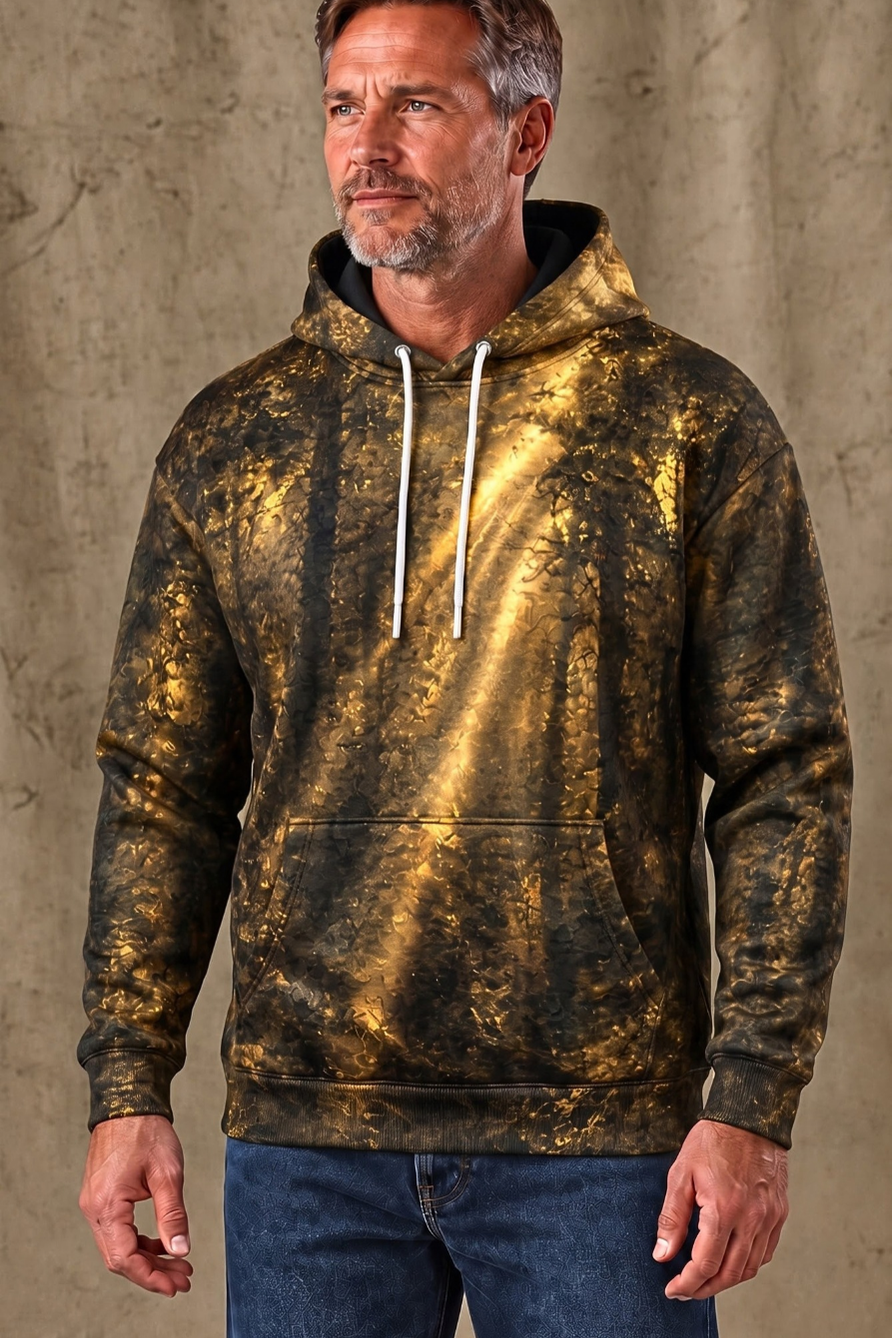 Performance Fleece-Lined Hoodie – Covenant of the Golden Antler image 3