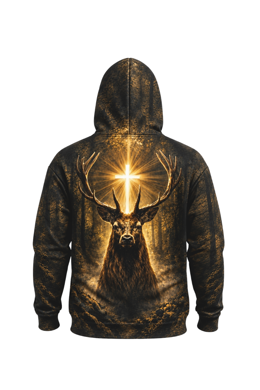 Performance Fleece-Lined Hoodie – Covenant of the Golden Antler image 5