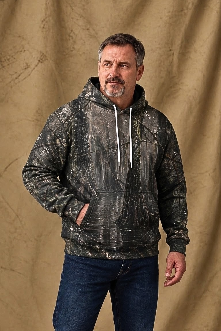Performance Fleece-Lined Hoodie _–_ Cypress Swamp Wood Duck image 3