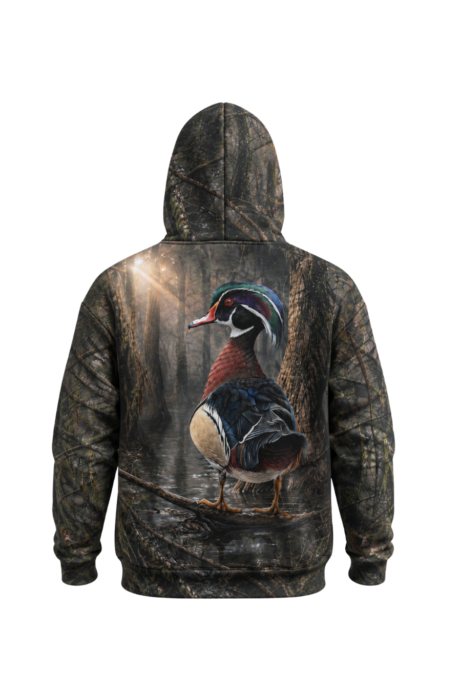 Performance Fleece-Lined Hoodie _–_ Cypress Swamp Wood Duck image 5