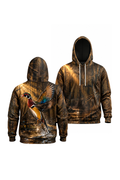 Performance Fleece-Lined Hoodie - Golden Timber Wood Duck Takeoff image 1