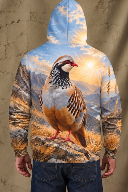 Performance Fleece-Lined Hoodie - Sunlit Canyon Chukar Horizon image 2