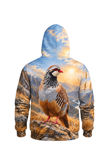 Performance Fleece-Lined Hoodie - Sunlit Canyon Chukar Horizon image 5