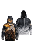 Performance Fleece-Lined Hoodie - Golden Summit Eagle Monarch image 1