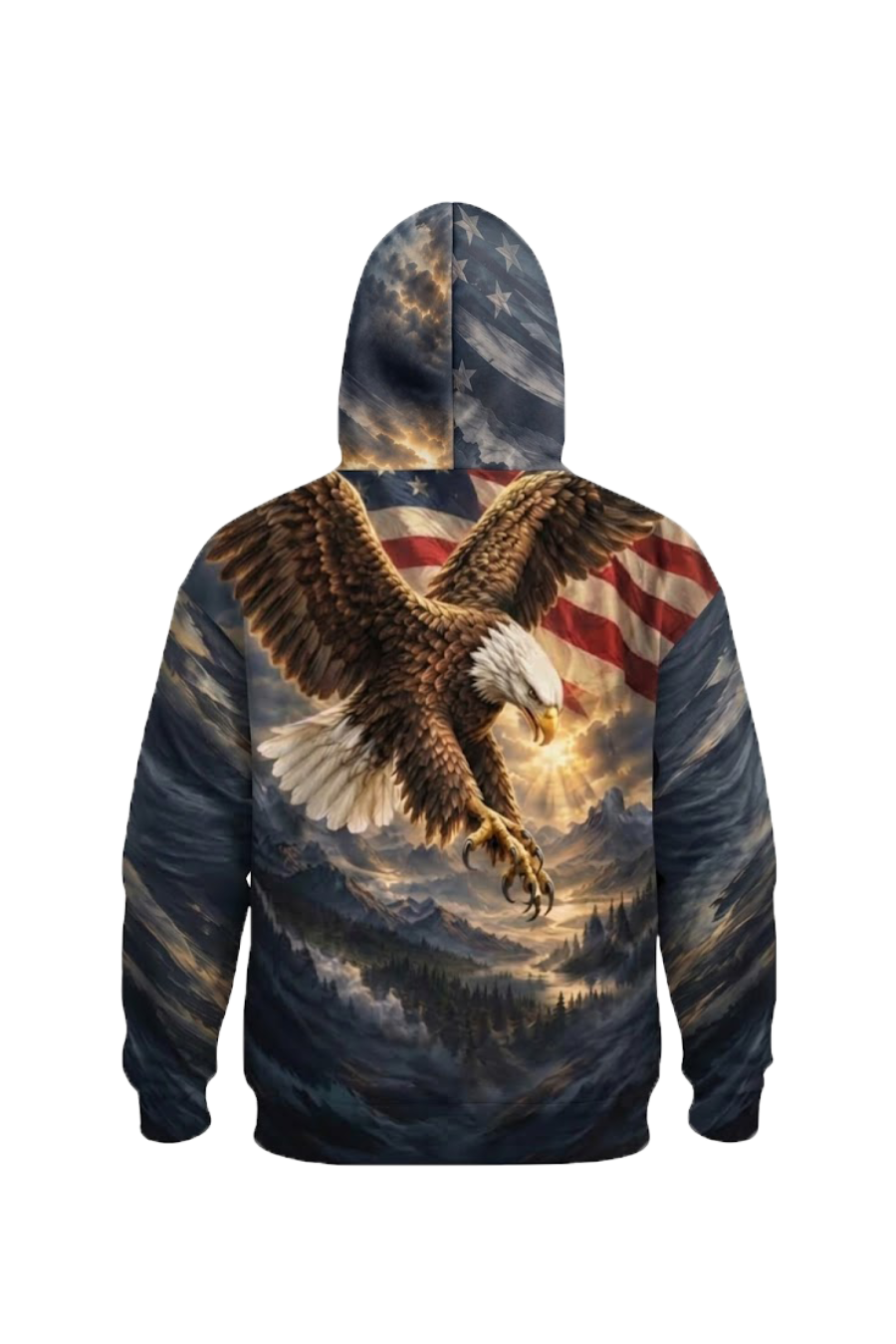 Performance Fleece-Lined Hoodie - Freedom Eagle Ridge Strike image 5