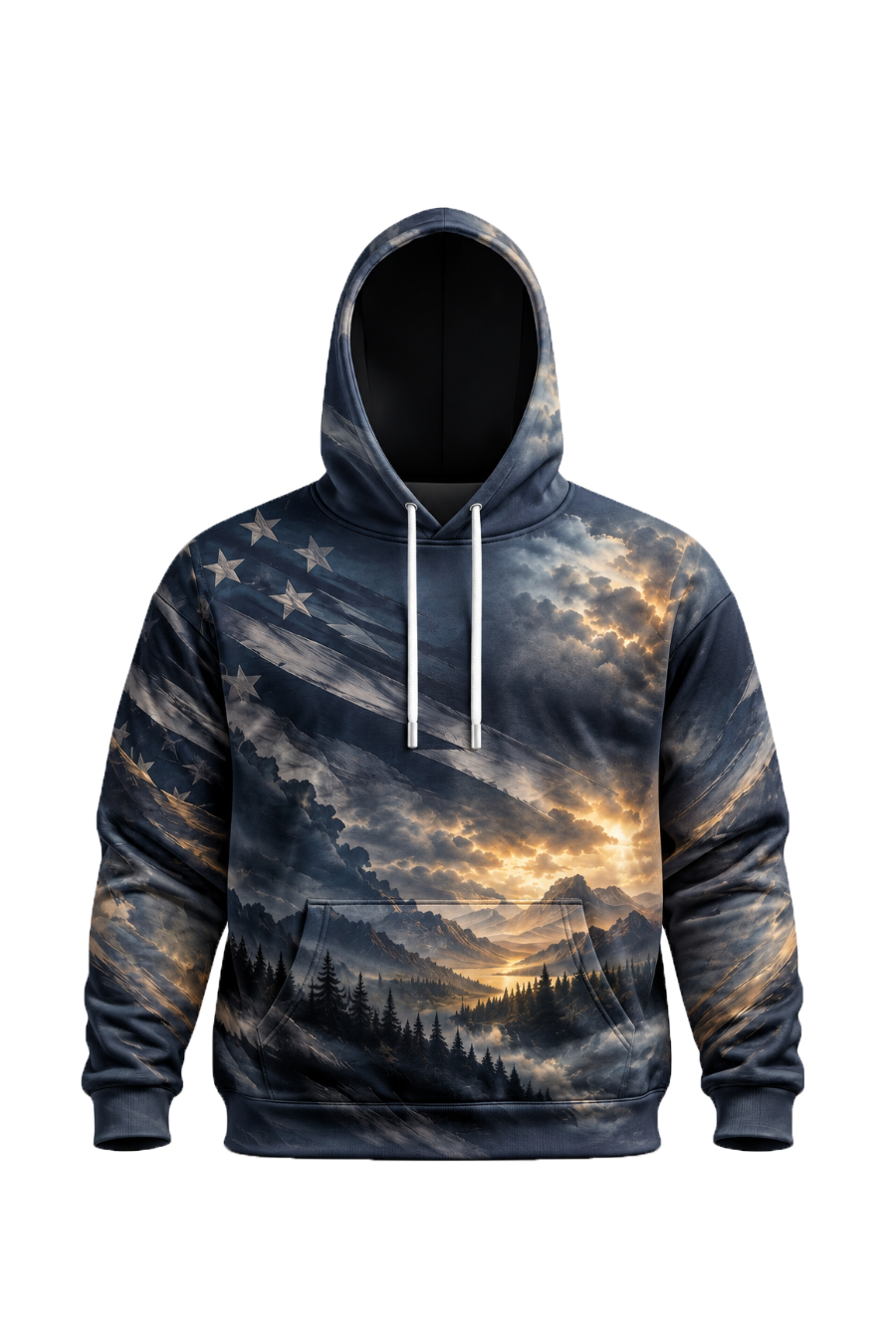 Performance Fleece-Lined Hoodie - Freedom Eagle Ridge Strike image 6