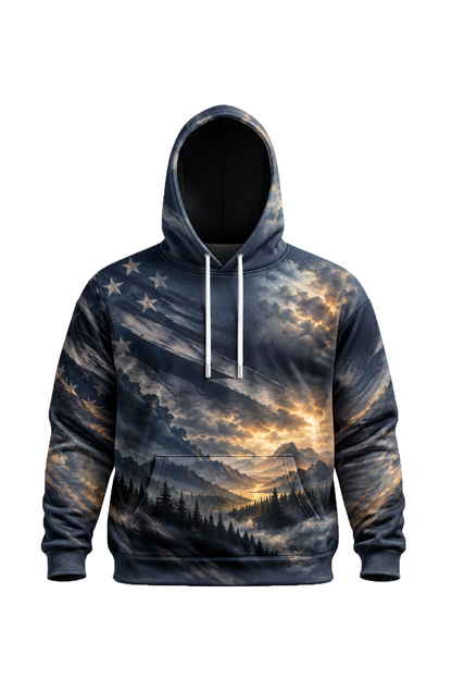 Performance Fleece-Lined Hoodie - Freedom Eagle Ridge Strike image 6