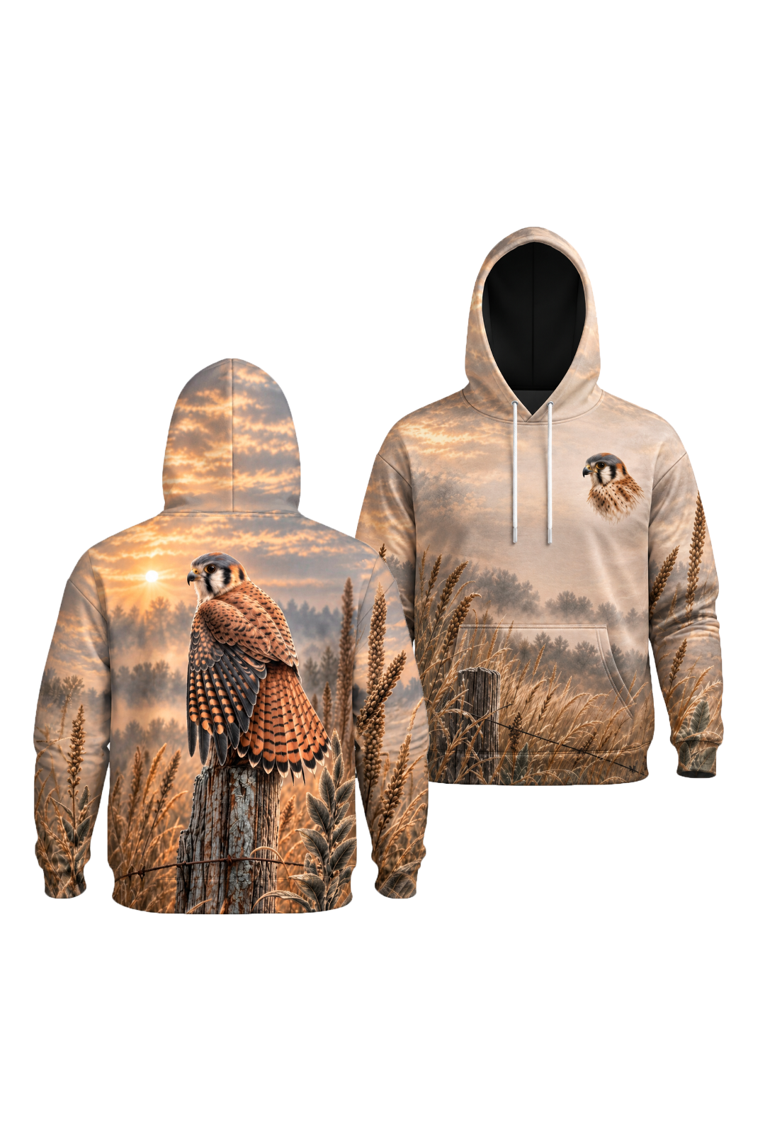 Performance Fleece-Lined Hoodie - Golden Meadow Kestrel Guard image 1