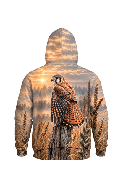 Performance Fleece-Lined Hoodie - Golden Meadow Kestrel Guard image 5